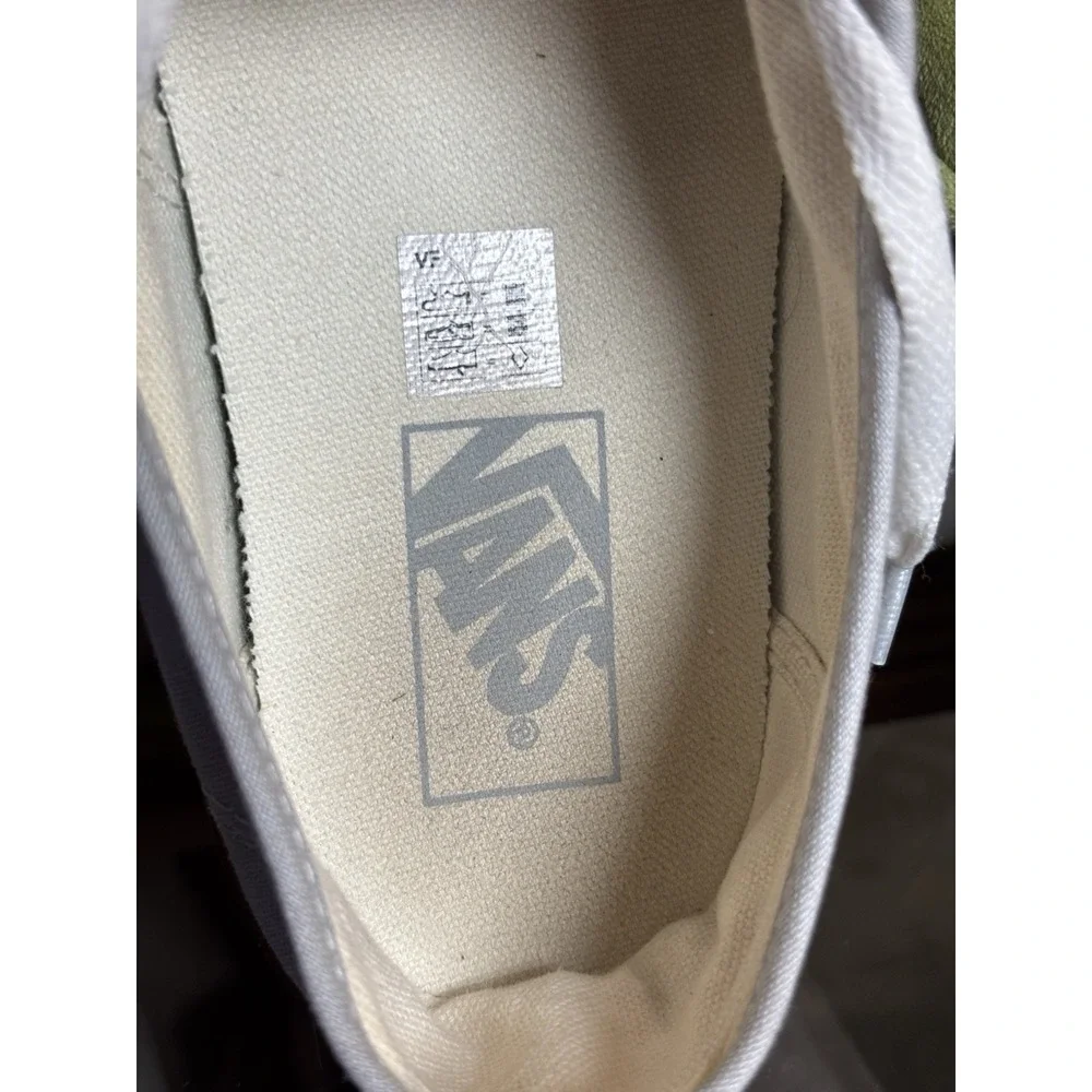 Vans Gray Canvas Skateboarding Shoes Gum Sole Lace-Up US Men's 9 D